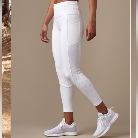 Lululemon White Mind Over Miles Leggings - Picture 1 of 3